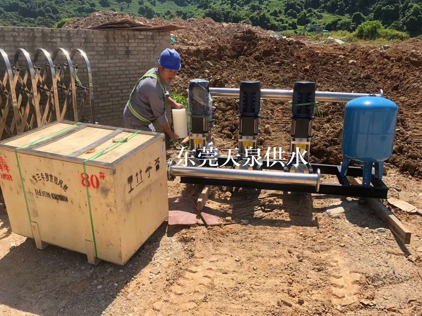 東莞市鳳崗雨水回收利用項目，恒壓供水設備簽約合作